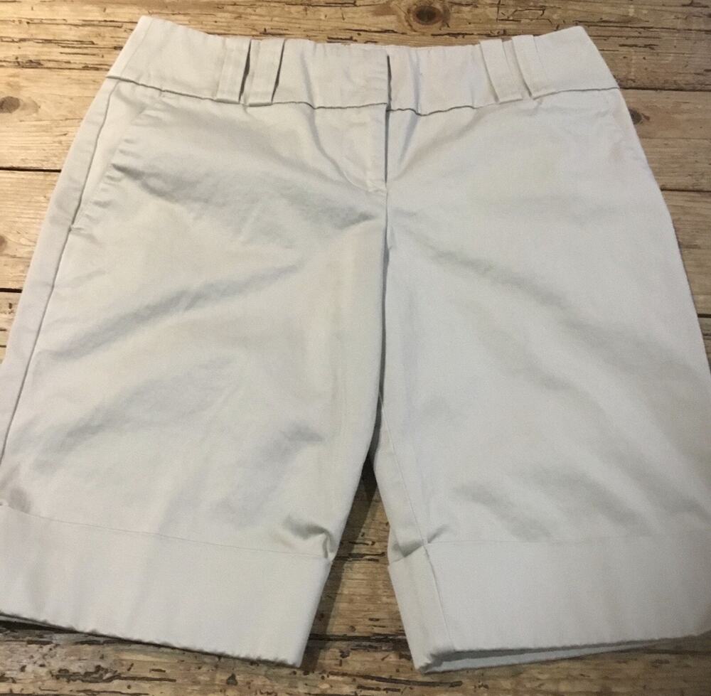 INC bermuba shorts tan petite size 2 womens